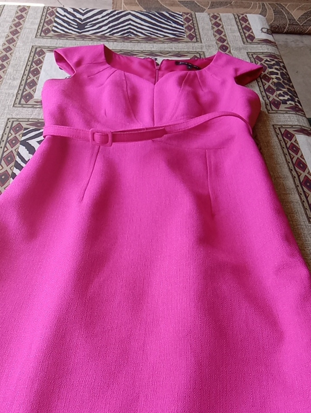 DAVID MEISTER BRIGHT PINK DRESS